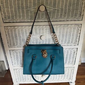 Teal Structured Women's Satchel